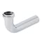 Everflow Slip Elbow for Tubular Drain Applications, 22GA Chrome Plated Brass 1-1/4"x8" 1198 - alternate 1
